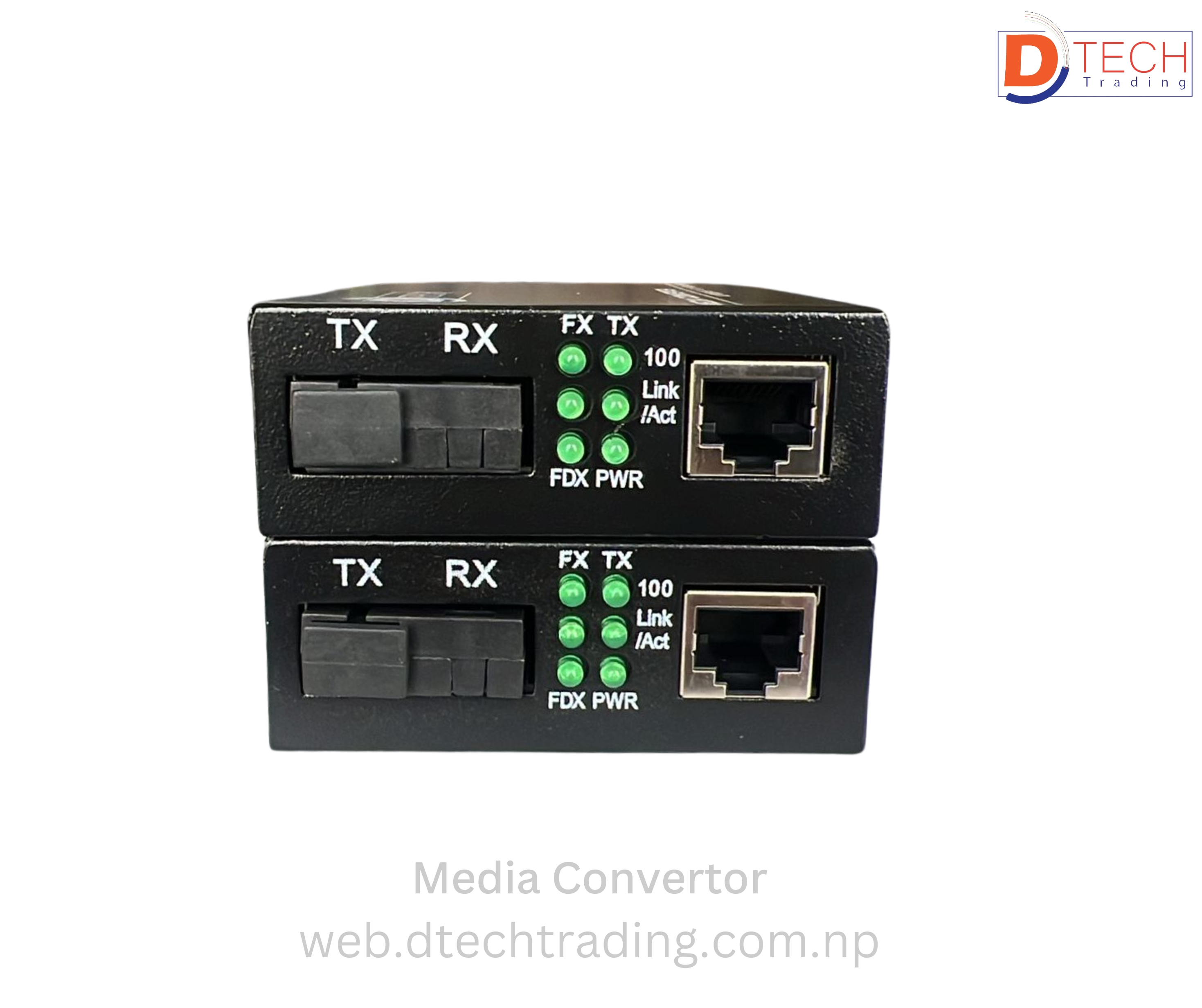 Media Convertor 10/100/1000 20KM 1RJ45 SM Single Fiber SC (A/B)